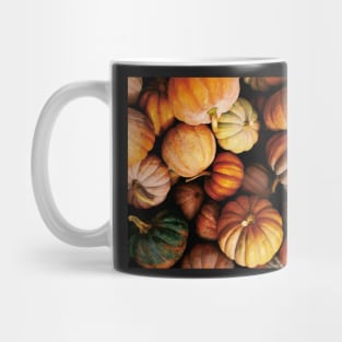 Halloween pumpkins, orange and green Mug